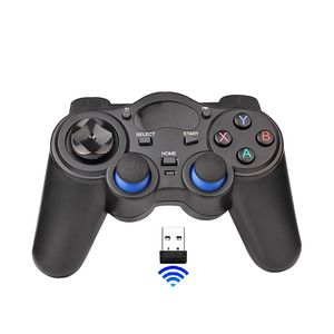 2.4G Wireless Game Controller with Micro USB OTG Converter Joystick Gamepad for Android TV Game Box Phone Tablet PC on Sale