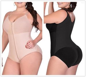 Women's Shapers Women Waist Trainer Slimming Body Shaper Feminino Bodysuits Over Bust Push Up Firm Shapewear Bodysuit 6XL Plus Size