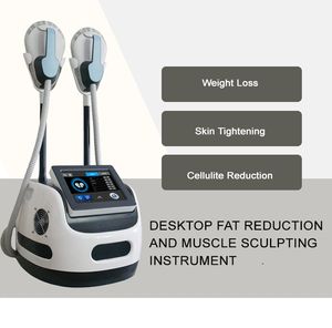 Professionell Emslim Neo Slimming 2 handtag med RF Hi-EMT EMS Muscle Sculpt Machine Muscle Stimulator Sculpting Body Shaping Weight Loss Home Use Beauty Equipment Equipment