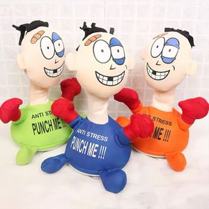 Plush dockor Electric Toy Punch slog mig skurk kreativ vent