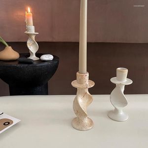 Candle Holders Classic Vintage Candles Table Stand In Glasss Geometricsmall European Romantic Pe De Vela Vases Tabl DF50ZT