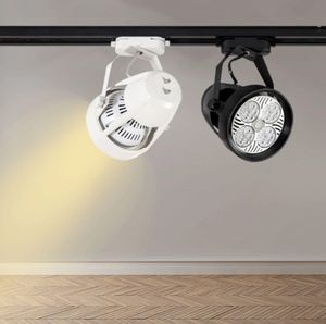 Faretto LED 35W 40W Faretto a binario COB Lampada spot Faretti a soffitto orientabili Lampade da parete a LED a binario