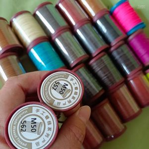 Clothing Yarn A mm Round Waxed Thread Polyester Cord Wax Coated Strings For Braided Bracelets Diy Accessories Or Leather Craft Sewing