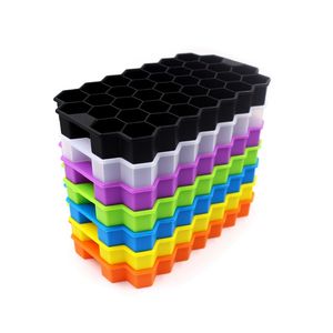 Silicone Honey Pente de gelo Lattice Ice Cream Ferramentas Honeycomb Moldes de molde 20.5x12x2.5cm