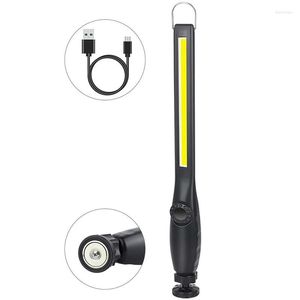 Portable Lanterns Work Light USB Rechargeable Magnetic Cordless Inspection For Car Repair Home Use Workshop