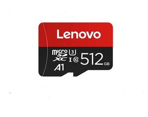 venda por atacado Cart￣o de mem￳ria flash de cart￣o flash Lenovo Micro SD original 128GB 64GB 256GB 512GB MICROSD CLASSE 10