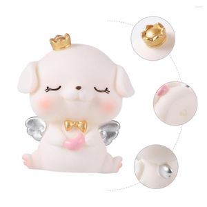 Interior Decorations 1 Pc Creative Portable Practical Cake Ornament Adornment Dog Shaped For Gathering Party Birthday