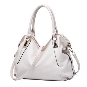 Evening Bags YINGPEI Women shoulder bags Solid Top Handle handbag ladies PU leather tote Black gray Khaki luxury purses High quality 221128