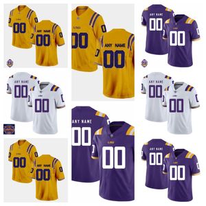 American College Football Wear Custom Stitched College Football Jersey 25 Y. A. Tittle 78 Ron Estay 33 Jamal Adams 4 Todd Harris Jr. 3 Tyrion Davis-Price Herr Jerseys