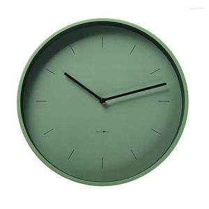 壁時計ノルディックサイレントカラフルなモーデンデザインヨーロッパリビングルームワンドクロックミニマリストクロックモダン50wc