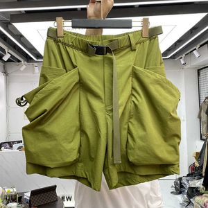 Men's Shorts Breechcloth Inside Tag Label Multiple Pockets Shorts Men Women Army Green Black Shorts T221129 T221129