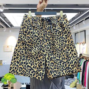 Men's Shorts Japanese Tide Brand Kapital Man Shorts Summer Drawstring Leopard Print Pants New Men Casual Sports Pants T221129 T221129