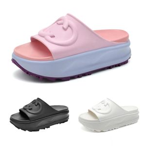 Designer Home Shoes Slip-on Sandals Platform Thick Sole Rubber Slides Beach Slippers Mules GSLIPPERS1A96G