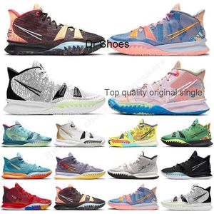 Low TN Roller Shoes 2022 Högkvalitativ Kyrie 7 Rayguns basketskor Men 7S EP CNY Sisterhood Ph Soundwave Creator BK Black Sports