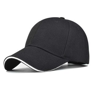 Ball Caps Thickened sandwich polyester light plate solid baseball Couple bent brim cap visor 1129