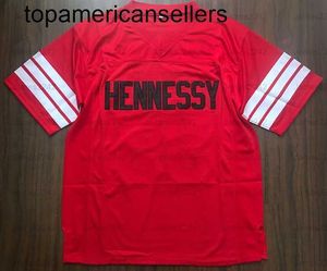 Prodigy # 95 Hennessy Queens Bridge Movie Football Jersey Red All Stitched Red S-3XL