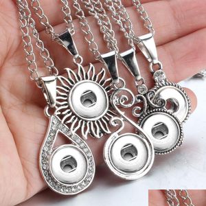 Pendentif Colliers Snap Bouton Bijoux Mini 12Mm Pendentif Fit Boutons Collier Pour Femmes Drop Delivery Colliers Pendentifs Dhgarden Dhqqw