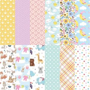 Gift Wrap 24 Sheets 6"x6" Handmade Background Pad Animal Scrapbooking Patterned Paper Card DIY Journal Decor Arrival