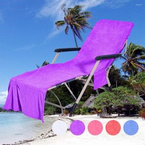 Coprisedili ad asciugatura rapida Giardino solare in microfibra con tasche per le vacanze Telo mare Copertura Sedie da piscina Mat Loungr Mate