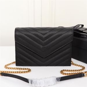 TOP-kvalitet Ladies Purse Leather Designer Luxury Pocket Card Pocket Money Classic Fashion Fammering Brand Matching Box Size 20-16-5 5243G
