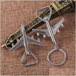 Openers Aircraft Modeling Key Buckle Retro Style Keys Chain Personalized Bottle Openers Wedding Favors Giveaways Gift Creative 1 6Lt Dh4To