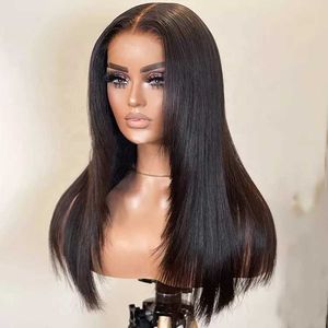 Huvudbonadstillbehör Caps Factory Rabatt Transparent HD Human Brasilian Virgin Hair Frontal Cheap Natural Spets Front Wig Wig