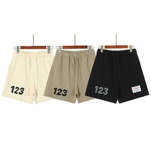 Mäns shorts RRR123 American High Street Men Women 1 1 Casual Sports Five-Point Pants Summer Simple Solid Color Hip-Hop Drawstring Shorts T221129 T221129