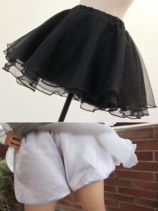 Mini Short Puffy Black Tulle kjol med ruffles mode sexig tutu 62 f￤rger kvinna midi elastisk midja puls storlek 20221