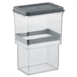 Storage Bottles Airtight Container With Cover Box Lightweight Moisture Proof Useful Cabinet Refrigerator Food Jar