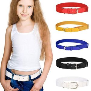 Belts High Quality Children Outdoor Sports Elastic WaistBelt Adjustable Baseball Belt Casual Fashion Jeans Dress Decor