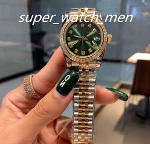 Moda Relógio Mecânico Automático Mulher 26mm 31mm 36mm Moldura de Diamante Mulheres Datejust Relógios Jubileu Aço Inoxidável Senhora Senhoras Relógio de Pulso