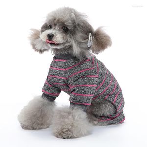 犬のアパレルペット猫格子縞のパジャマジャンプスーツシャツ子犬ナイトシャツパンツ小さな中犬猫の服