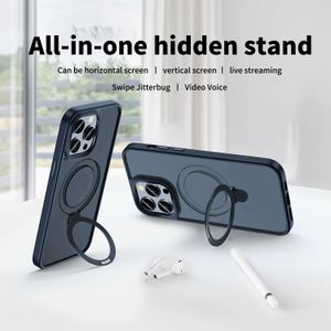 Official Magsafing Magnetic Wireless Charging Plating Cases For iPhone 14 13 12 11 Pro Max Mini XS Phone Cover Accessories