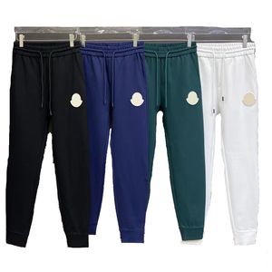 2022 New Pant Men Mulheres Algodão Relaxado Calças Completa Casal Casal Jogador Pontas Esportivas Esportes Esporte Impressão Impressa Jogger Preto Branco Tamanho M-XL