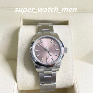 Super Qualität Damenuhr Perpetual Automatikwerk 28mm Rosa Zifferblatt Damen Stahlarmband 276200 Saphir Wasserdicht Damen Armbanduhr Mode Mädchen Uhren Geschenk