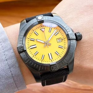 Erkek İzle Otomatik Sport 45mm Mekanik Saatler Tarih Safir Su Geçirmez 904L Nylone Montre De Luxe Business Wristwatches Erkekler