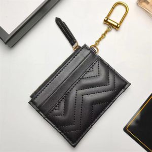 Unisex Designer Key Pouch Wallet Whole Fashion Multifunction Key Chain Zipper Coin Purse keyrings Mini Wallets Credit Card Hol307f