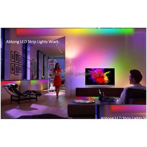 Tiras de LED WS2811 12V RGB Pixel Strip Light Kit 30/60LEDS LED endere￧￡vel IP20 IP65 IP67 com 12v5a Controlador de driver Droto remoto de dhqzv