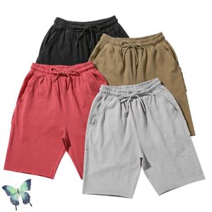 Men's Shorts Summer Retro Flanging Raw Edge Black Sports Shorts Casual Breathable Short Pants T221129 T221129