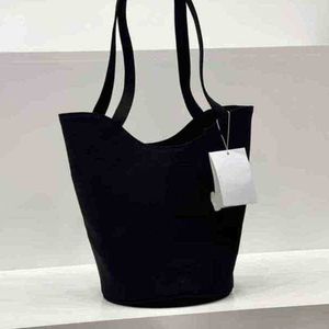 أكياس الكتف Women Handbag Female Black Canvas Fashion Tote 211115