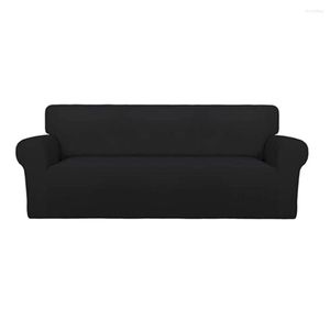 Stolskydd inyahome super stretch soffa slipcover spandex non slip mjuk soffa t￤ckbart m￶bler skydd och elastisk botten