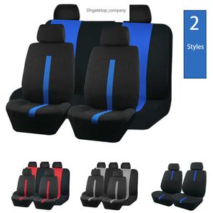 Universal Polyester Car Seat Cover Set Decoration Fit For Most Van Accessories Interior Woman Airbag Compatible