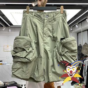 Męskie spodenki Multiple Pockets Shorts Mężczyźni Kobiety Najlepsza jakość kombinezonu luźne szorty hip hopie zamka T221129