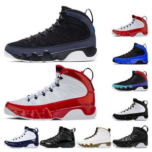 2023 sognalo fallo Bred Jumpman 9 OG Scarpe da basket Uomo jorda 9s Cambia il mondo Melo gym rosso unc Racer Pearl University Statua blu Bianco JORDON