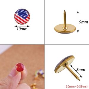 Nails Push Pins National Flag Thumb Tacks Country Map for bulletin Board Office Assorted Countries Pattern 194 Y5GE 221130