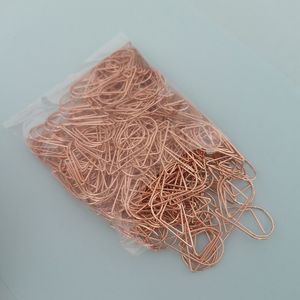 Kelepçe Toptan 500pcs Metal Paperclips Waterdrop 6 Renkli Güzel Mini 33x20mm Dosya Bağlayıcı Klipleri Ofis Okulu Kawaii Kırtasiye 221130