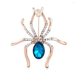 Brooches WYBU Est Spider Brooch Gift For Women Hijab Pins Broach Clothes Jewelry Bling Luxury Broche Cute Animal