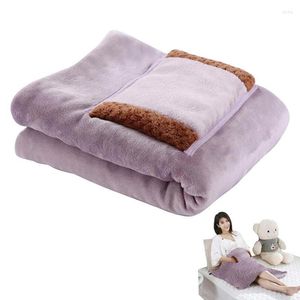 Cobertores cobertores elétricos USB arremesso aquecido com carregamento Mantenha seu corpo quente macio e confortável