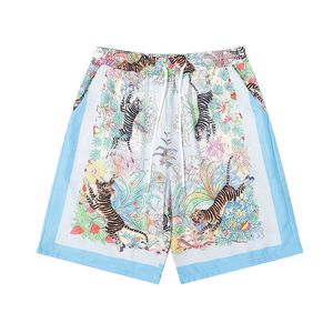 Mäns shorts hiphop harajuku casual strand semester mäns shorts hawaiian shorts streetwear djur tiger streetwear män bermudas masculino t221129