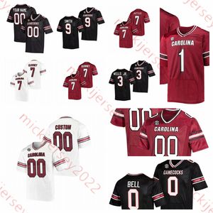 Cam Smith Spencer Rattler Jersey de futebol da Carolina do Sul Luke Doty Antwane Wells Jr.